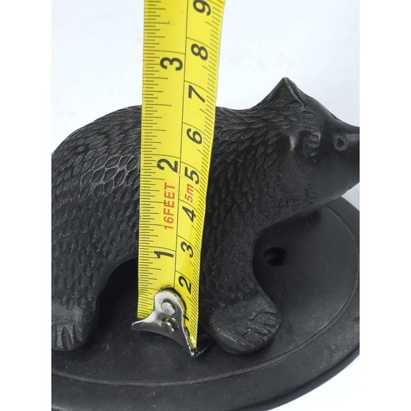 Vtg Cast‎ Iron Antique Style Bear Door Knocker 1LB 12oz 4.5"X4" Wildlife Cabin - Picture 8 of 8